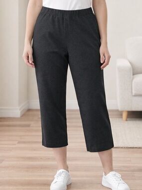 Northern Traditions Charcoal Knit Pants size XL petite